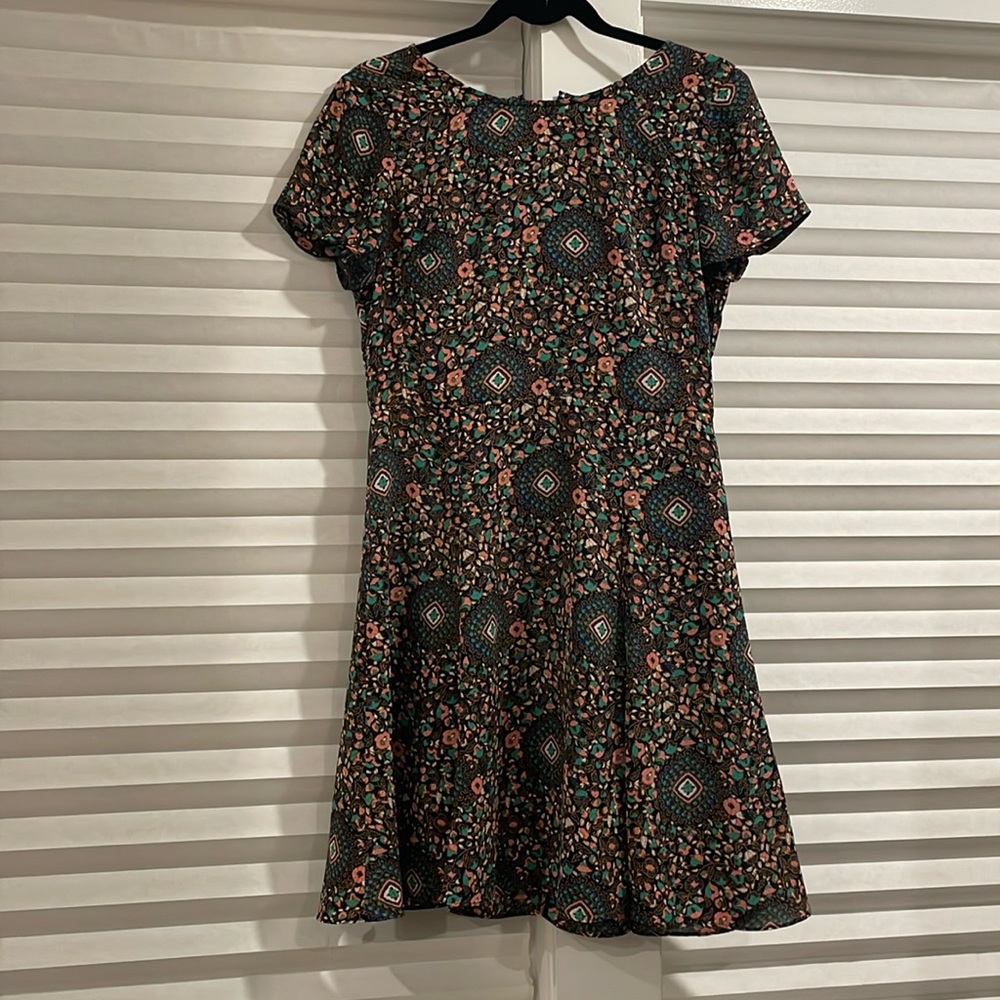 J crew dress. Size 4. Navy floral.
